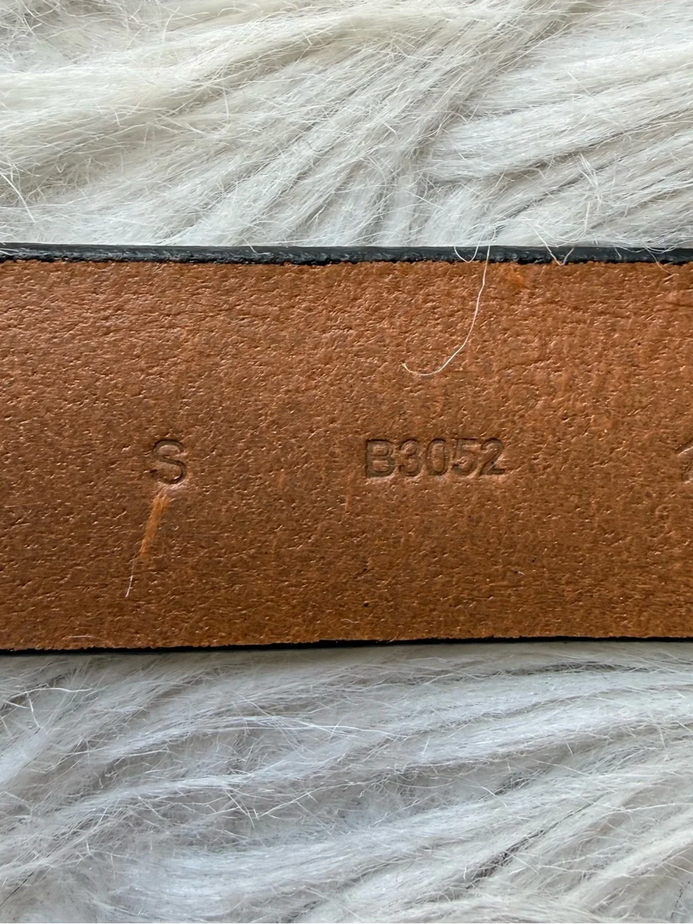 New Madewell Genuine Leather Belt Brass Horseshoe Buckle Women’s Small S NWT